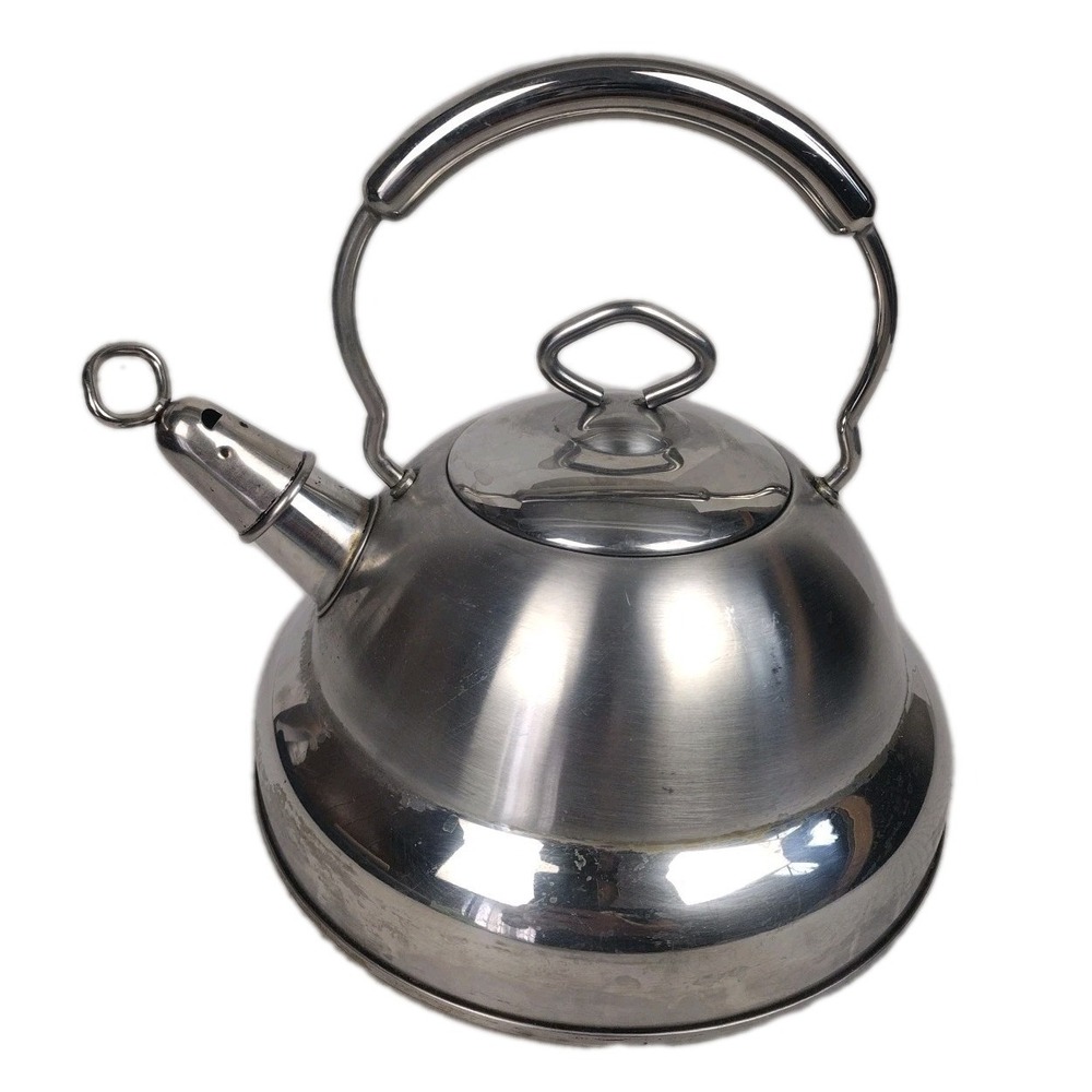VTG Culinary Essentials Stainless Steel Tea Kettle Pot Whistling Harmonica 2.8qt